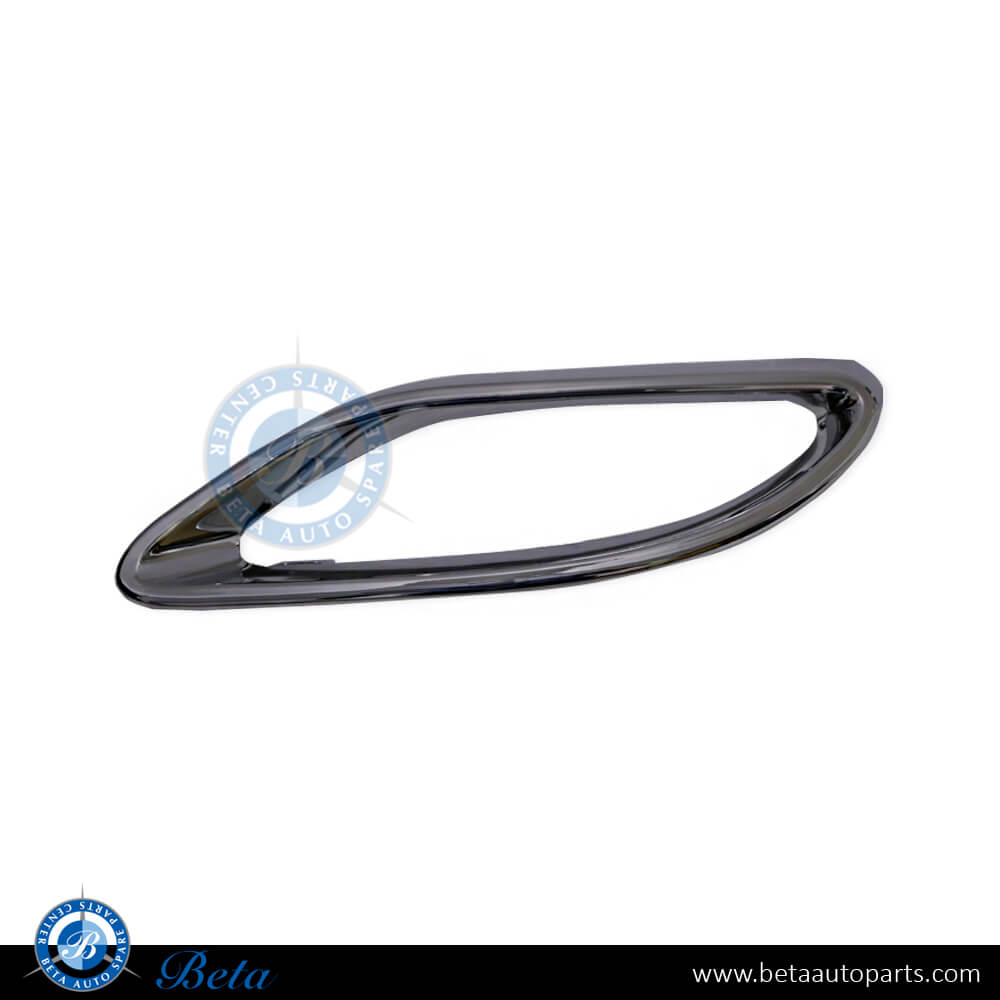 Left Side Exhaust tips chrome moulding normal AMG for Mercedes W177 / W205 / W213 / W238 / W253 / C257 2015-Up models, Part Number 2058852221 Left Side Exhaust tips chrome moulding normal AMG for Mercedes W177 / W205 / W213 / W238 / W253 / C257 2015-Up models, Part Number 2058852221
